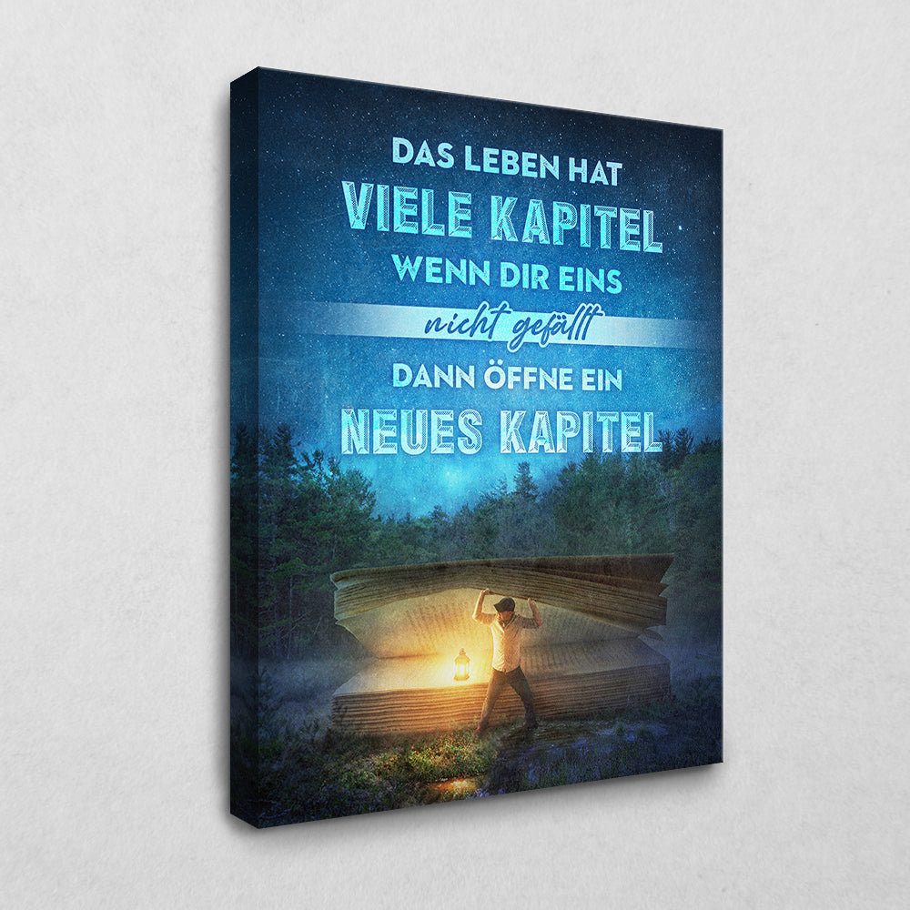 Öffne ein neues Kapitel