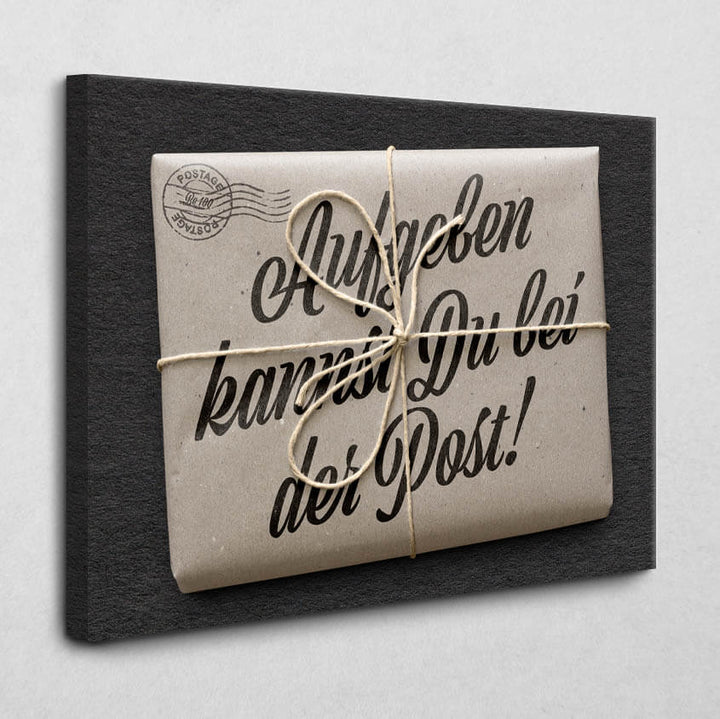 Aufgeben kannst du bei der Post