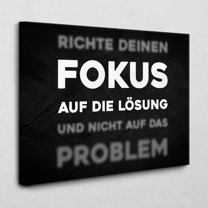 Fokus auf die Lösung