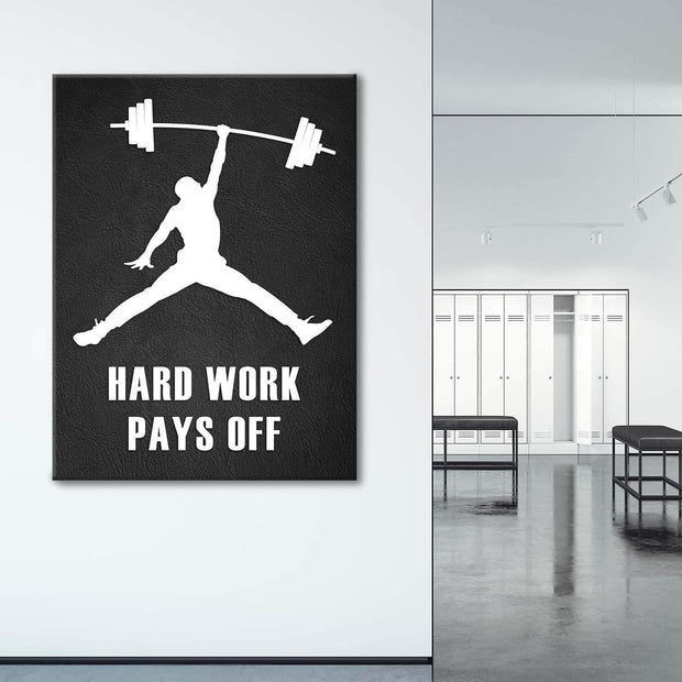 Hard work pays off (Gym Edition black)