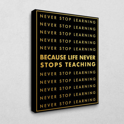 Never Stop learning
